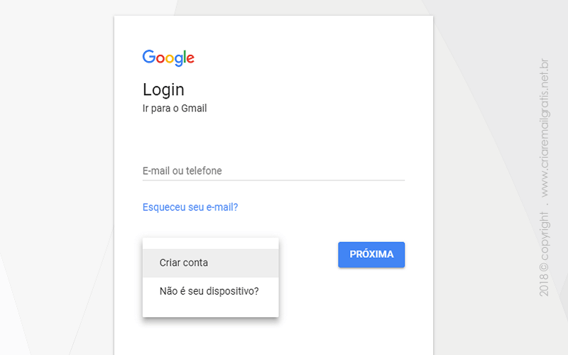 Como Criar Email Gmail