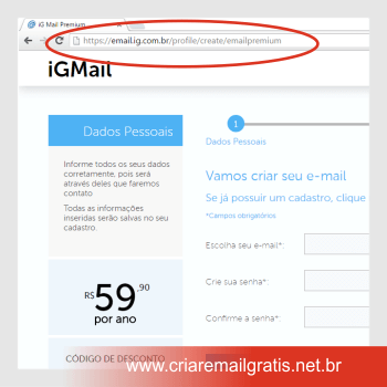 Criar Email Grátis Ig