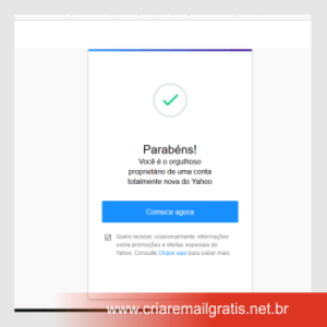Criar Email Grátis Yahoo
