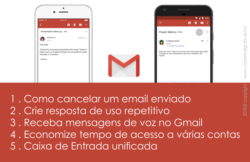 Conheça segredos que o Gmail guarda- contas gmail - Resposta Automática e Cancelar Email Enviado